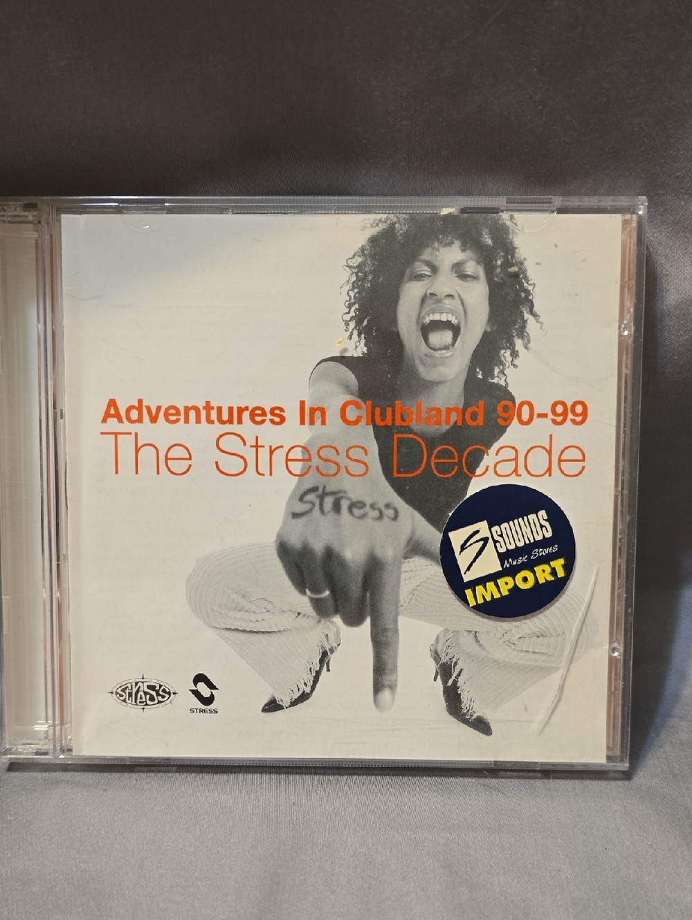 The Stress Decade:‎ Adventures In Clubland 90-99 - White CD